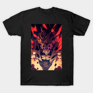 Anime Demon hero Ascending from Hell T-Shirt